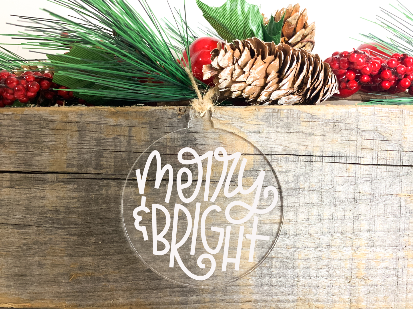 Merry & Bright Ornament