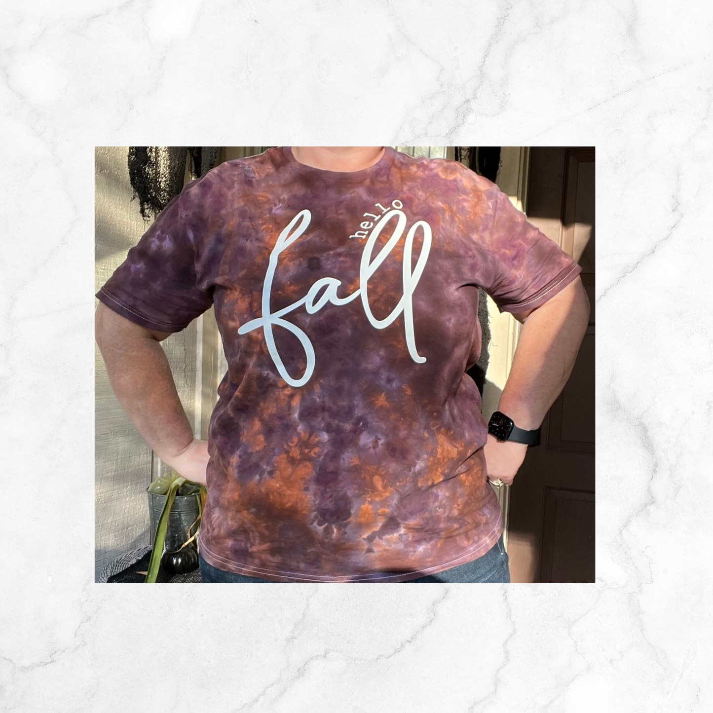 Hello Fall Tie Dye