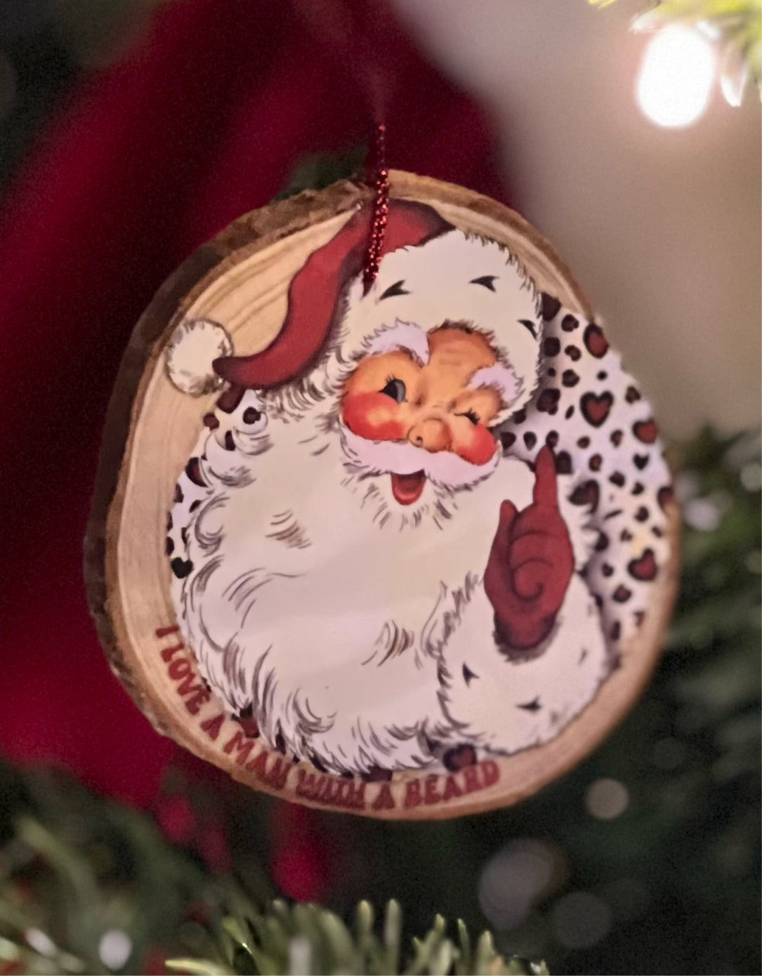 Santa Ornament