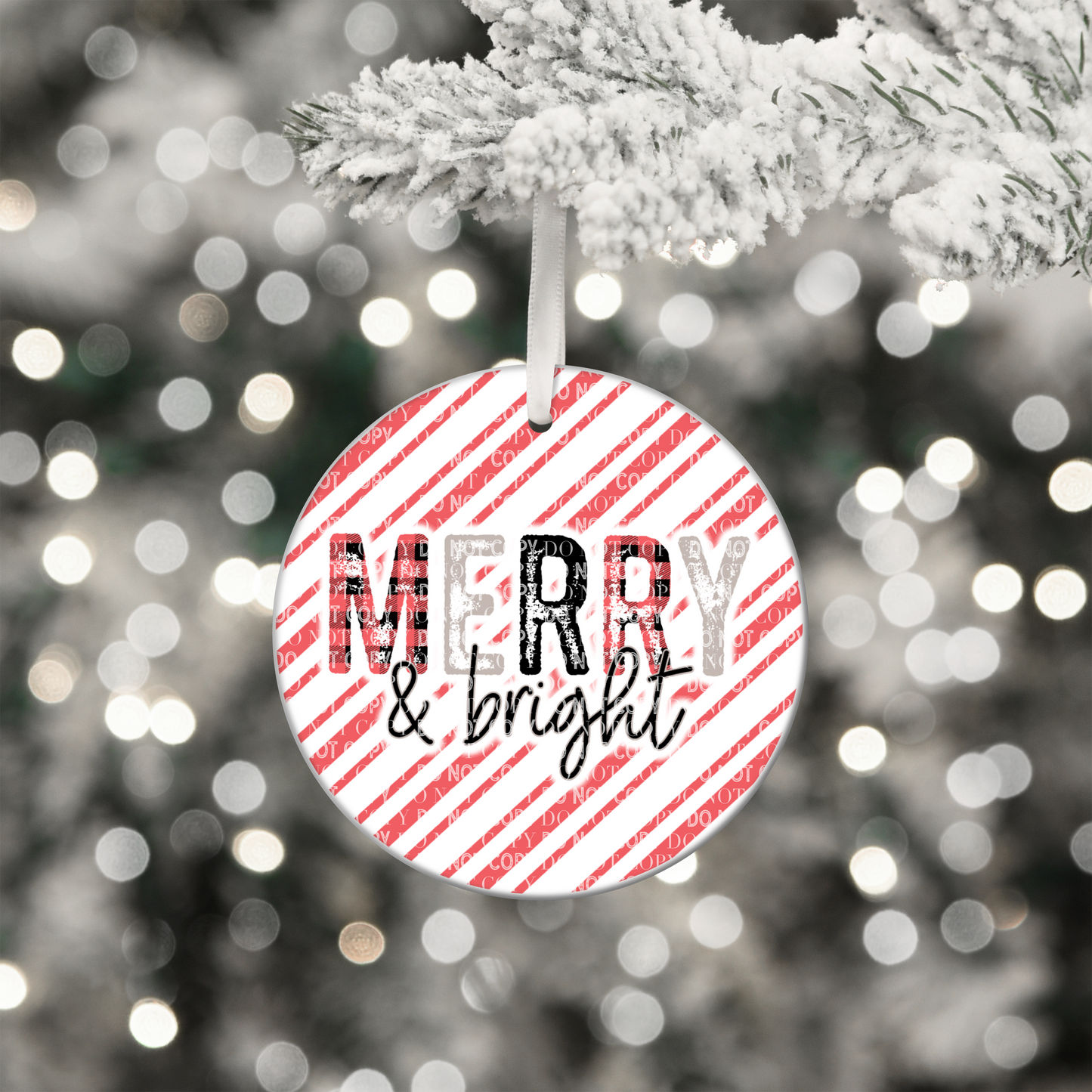 Merry & Bright Ornament